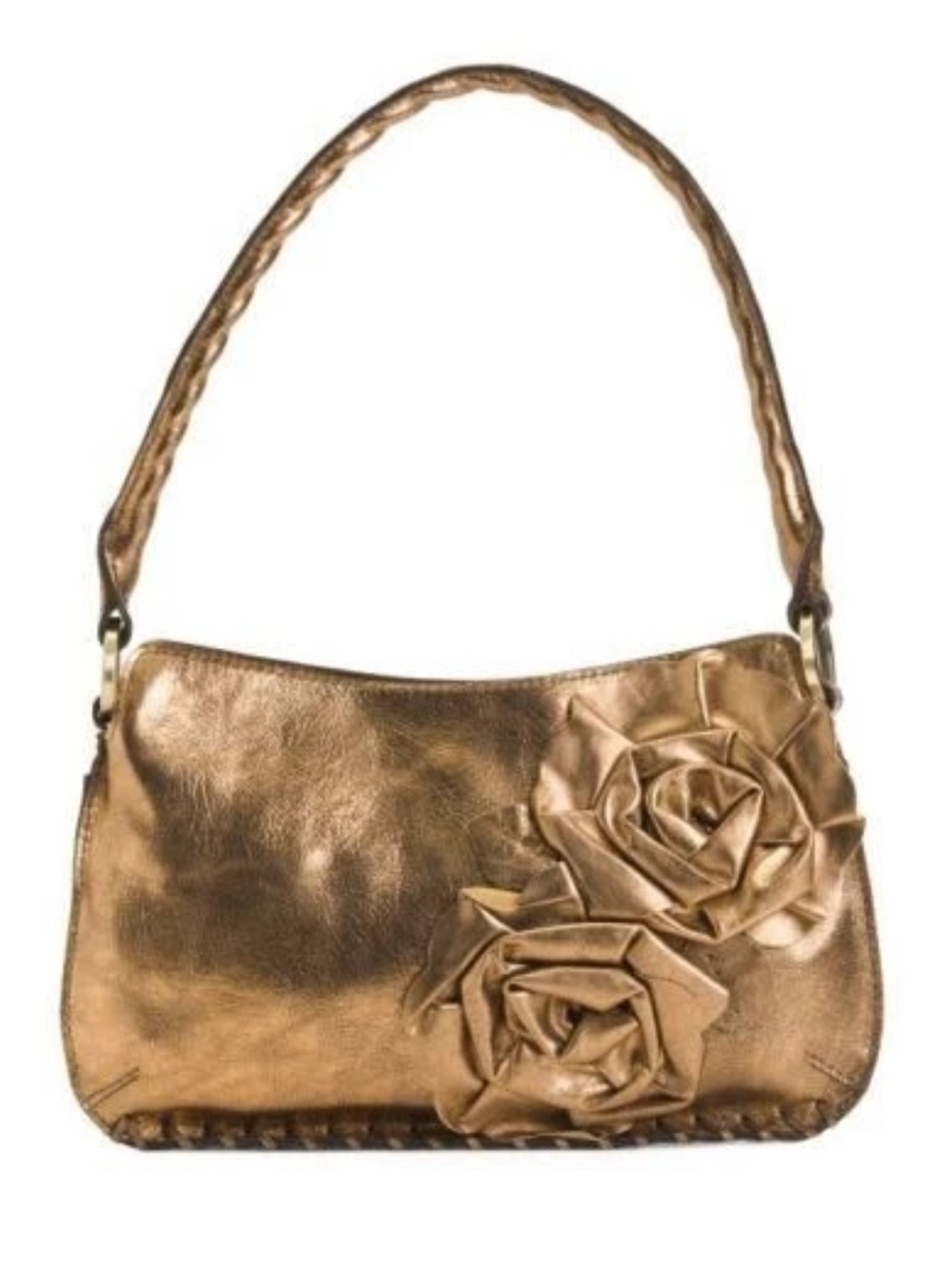 NWT Patricia Nash Metallic antique brass Shoulder Bag